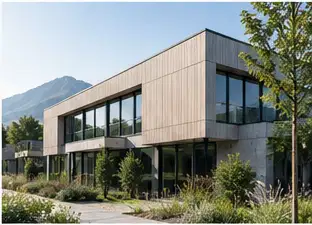 Bâtiment moderne suivi par ADEC
