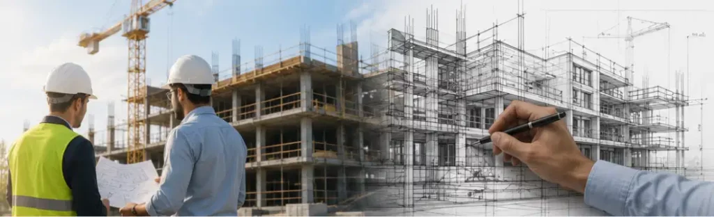Illustration maîtrise d'œuvre, coordination de chantier